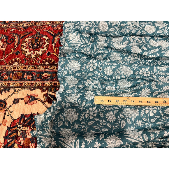 Women’s Daughters of India Kyra Dress in Ocean Blue Cotton Boho - Picture 7 of 7